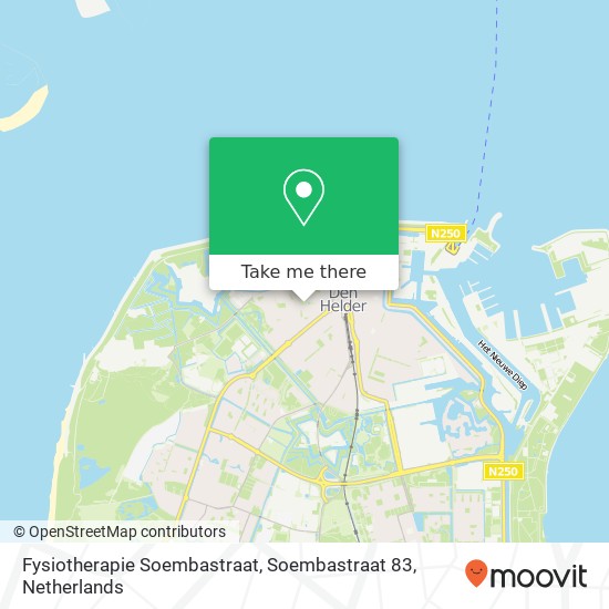 Fysiotherapie Soembastraat, Soembastraat 83 map