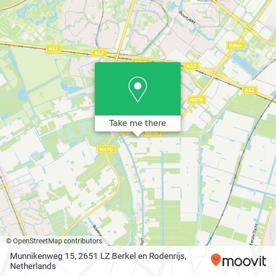 Munnikenweg 15, 2651 LZ Berkel en Rodenrijs map