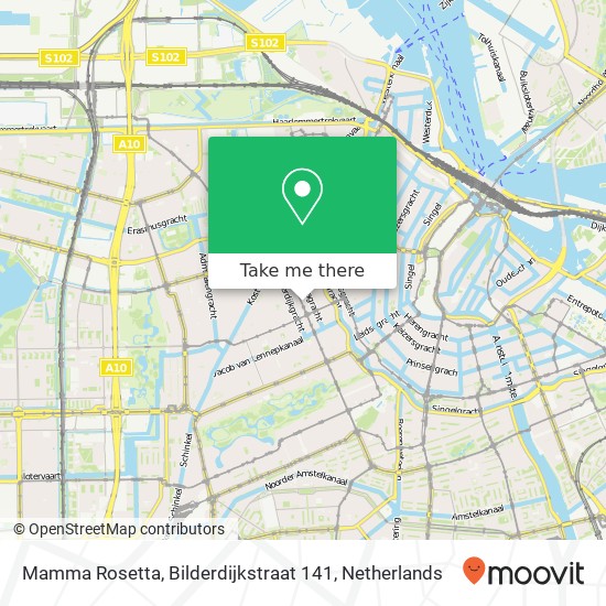 Mamma Rosetta, Bilderdijkstraat 141 map