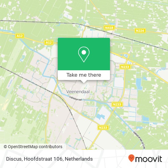 Discus, Hoofdstraat 106 Karte