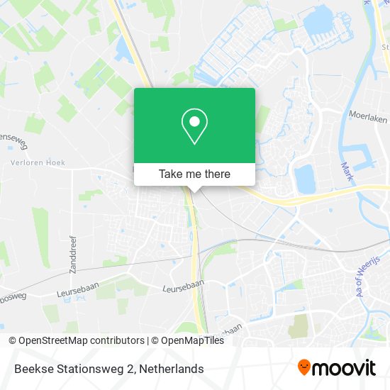 Beekse Stationsweg 2 map