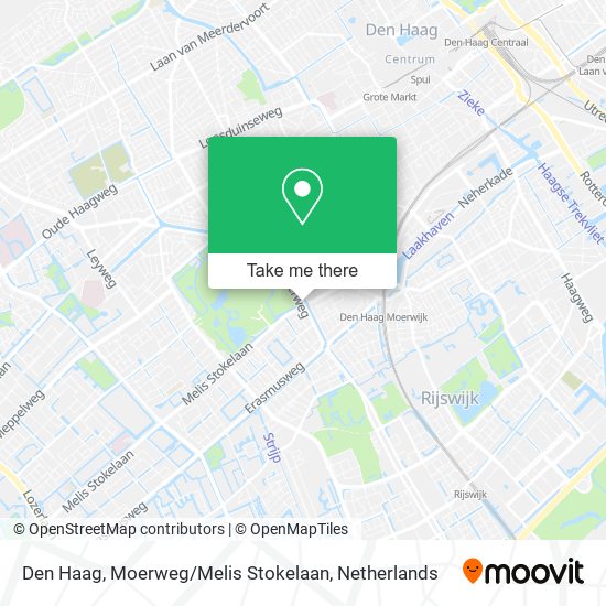 Den Haag, Moerweg / Melis Stokelaan map