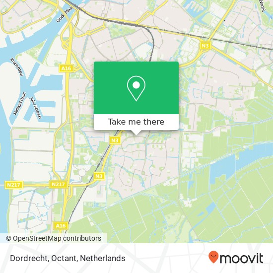 Dordrecht, Octant Karte