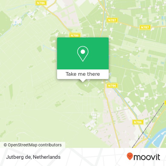 Jutberg de map