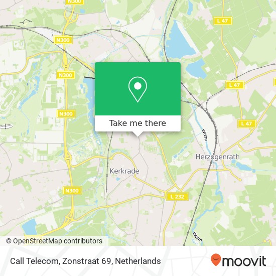 Call Telecom, Zonstraat 69 map