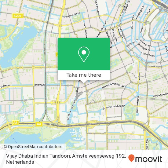 Vijay Dhaba Indian Tandoori, Amstelveenseweg 192 map