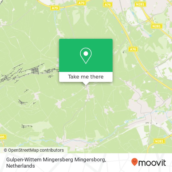 Gulpen-Wittem Mingersberg Mingersborg Karte