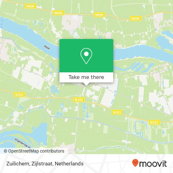 Zuilichem, Zijlstraat map