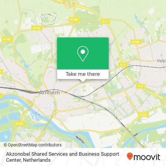 Akzonobel Shared Services and Business Support Center map