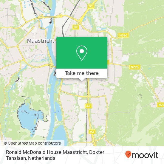 Ronald McDonald House Maastricht, Dokter Tanslaan map