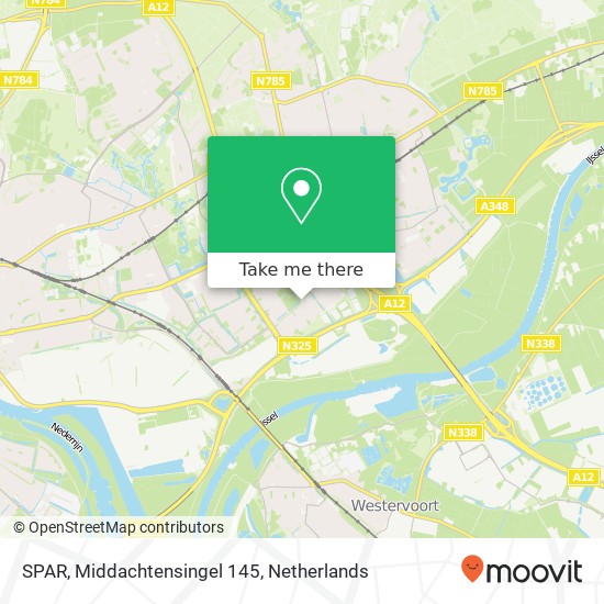 SPAR, Middachtensingel 145 map