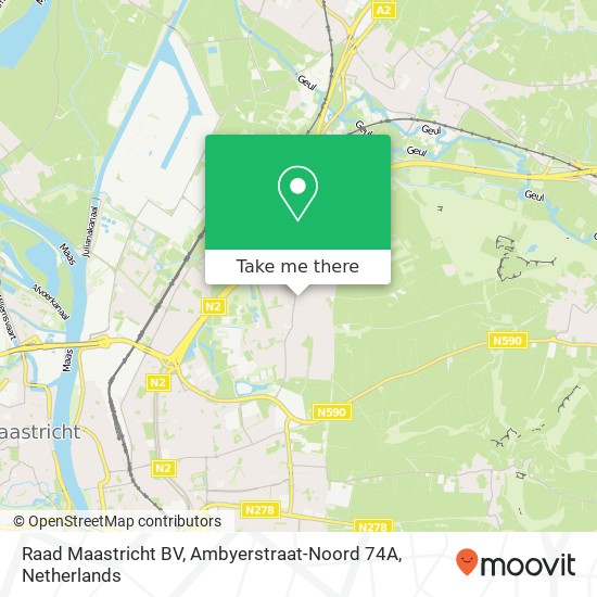 Raad Maastricht BV, Ambyerstraat-Noord 74A map