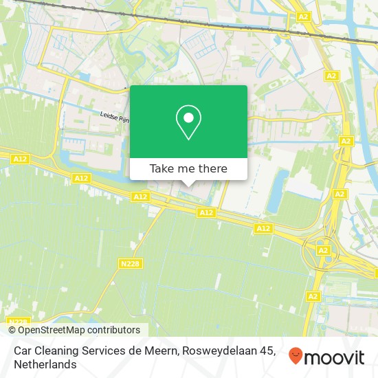 Car Cleaning Services de Meern, Rosweydelaan 45 map