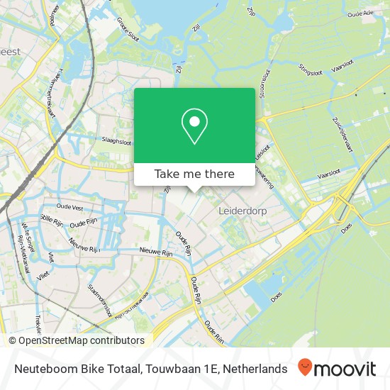 Neuteboom Bike Totaal, Touwbaan 1E Karte