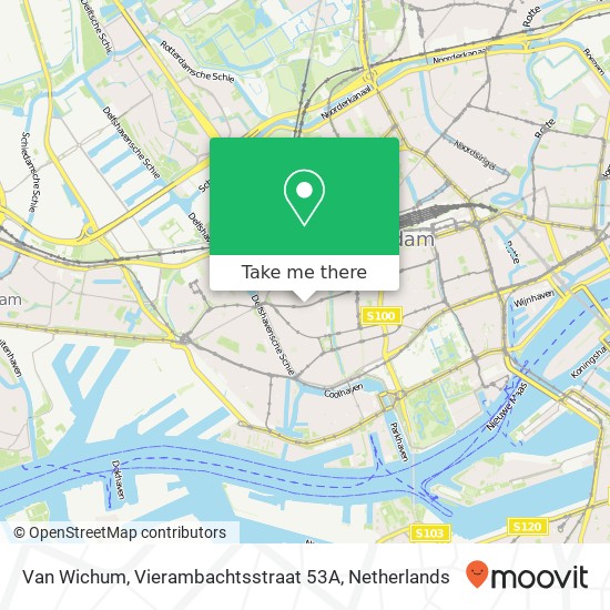 Van Wichum, Vierambachtsstraat 53A map