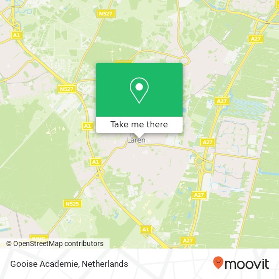 Gooise Academie map