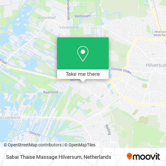Sabai Thaise Massage Hilversum map