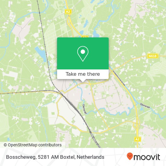Bosscheweg, 5281 AM Boxtel Karte