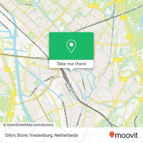 Silly's Store, Vredenburg map