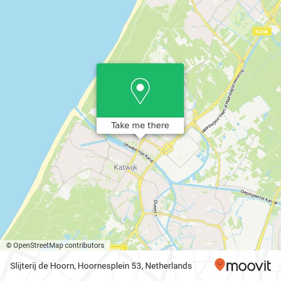 Slijterij de Hoorn, Hoornesplein 53 map