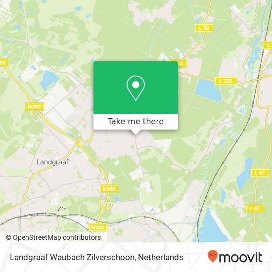 Landgraaf Waubach Zilverschoon Karte