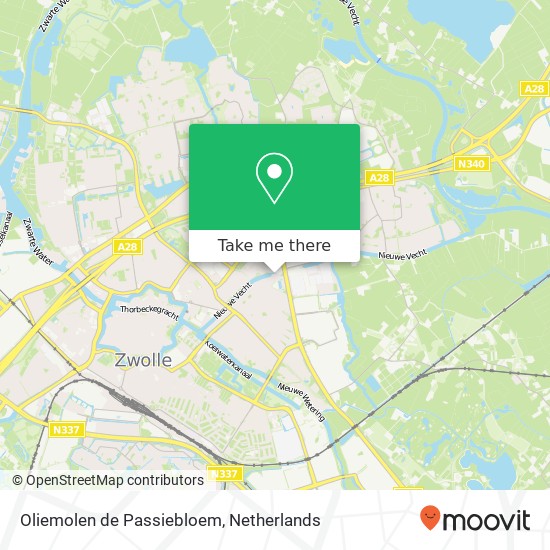 Oliemolen de Passiebloem map