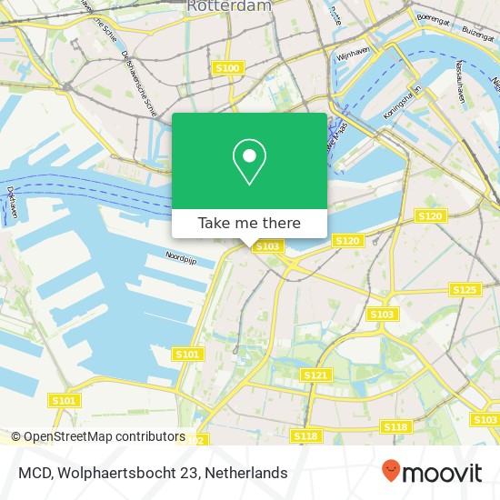 MCD, Wolphaertsbocht 23 map