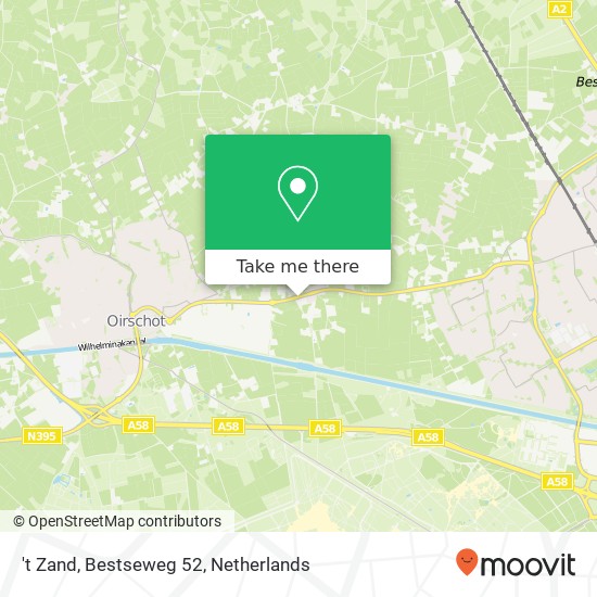 't Zand, Bestseweg 52 map