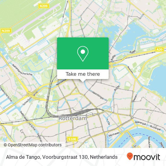 Alma de Tango, Voorburgstraat 130 Karte