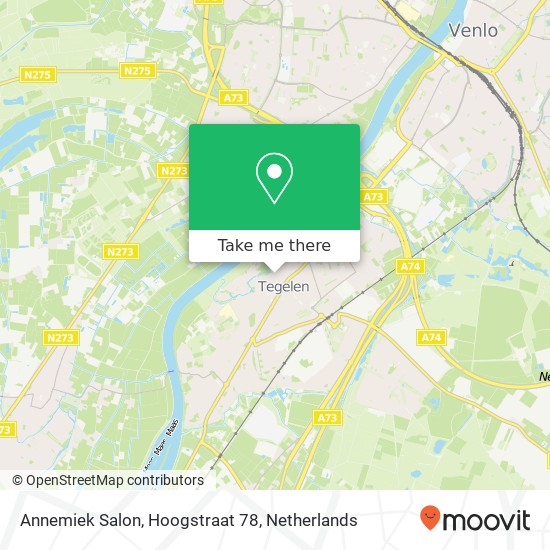 Annemiek Salon, Hoogstraat 78 map