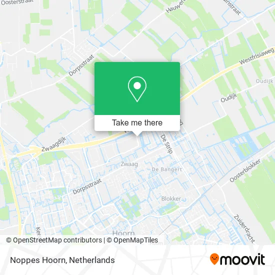 Noppes Hoorn Karte