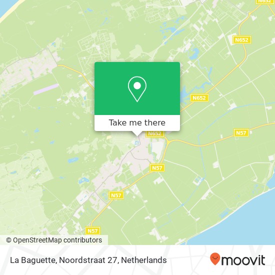 La Baguette, Noordstraat 27 map