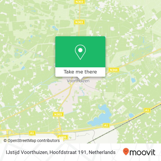 IJstijd Voorthuizen, Hoofdstraat 191 map