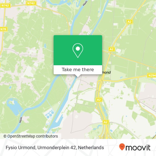 Fysio Urmond, Urmonderplein 42 map