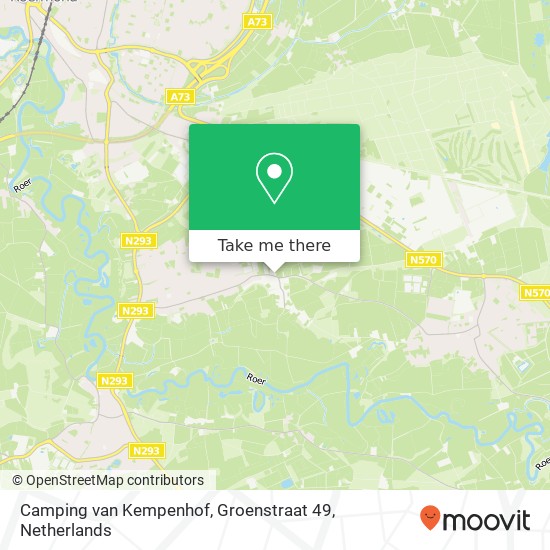 Camping van Kempenhof, Groenstraat 49 Karte