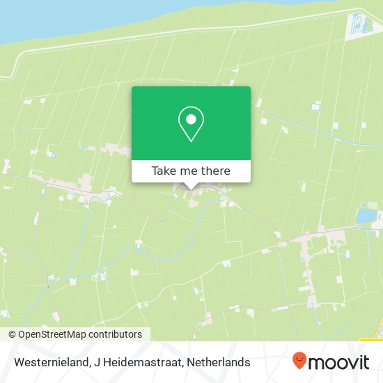 Westernieland, J Heidemastraat map