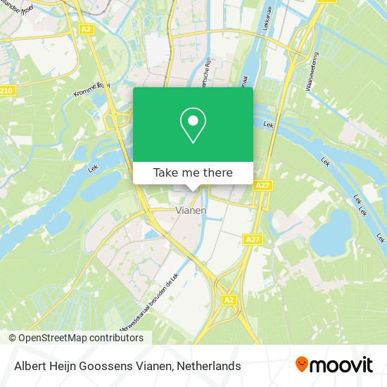 Albert Heijn Goossens Vianen map