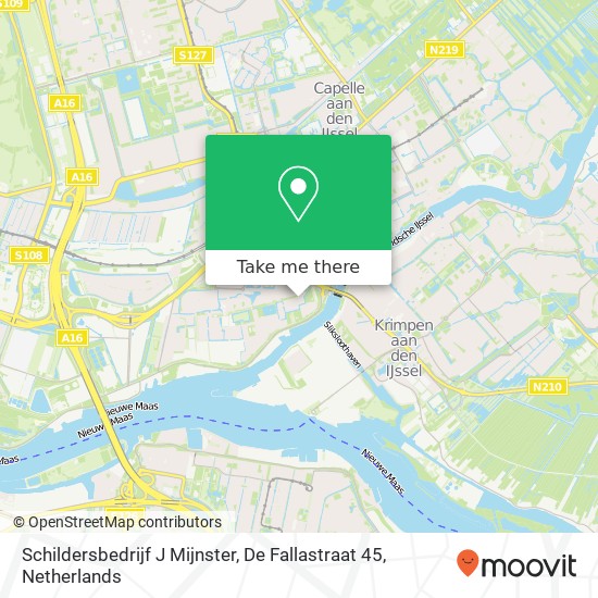 Schildersbedrijf J Mijnster, De Fallastraat 45 map