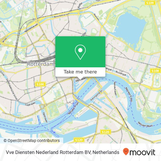 Vve Diensten Nederland Rotterdam BV, Wijnhaven 88 map