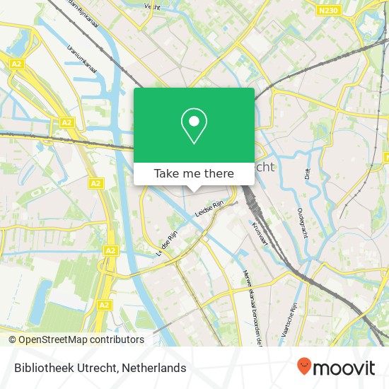 Bibliotheek Utrecht map