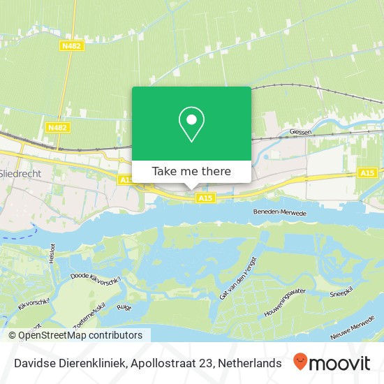 Davidse Dierenkliniek, Apollostraat 23 map