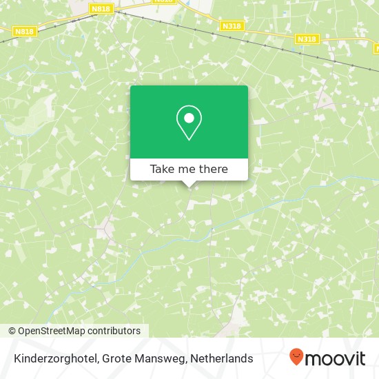 Kinderzorghotel, Grote Mansweg map