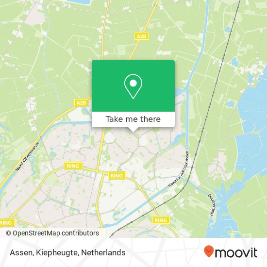 Assen, Kiepheugte map