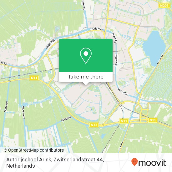 Autorijschool Arink, Zwitserlandstraat 44 map