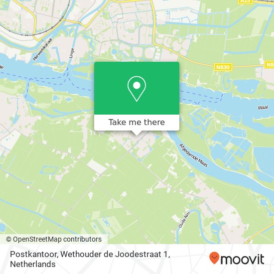 Postkantoor, Wethouder de Joodestraat 1 map