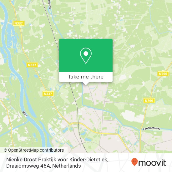 Nienke Drost Praktijk voor Kinder-Dietetiek, Draaiomsweg 46A map