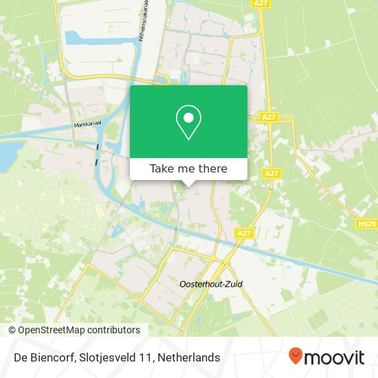 De Biencorf, Slotjesveld 11 map