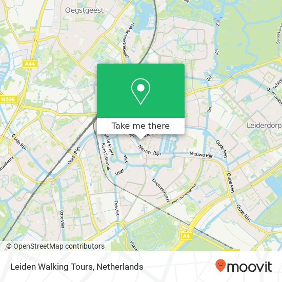 Leiden Walking Tours Karte