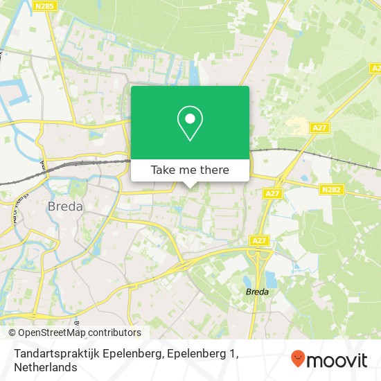 Tandartspraktijk Epelenberg, Epelenberg 1 Karte