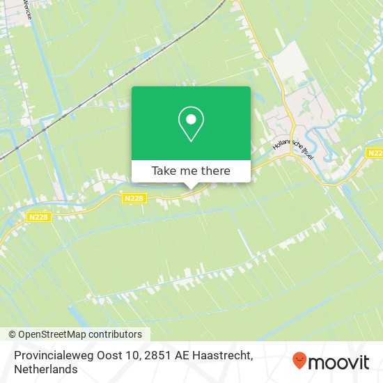 Provincialeweg Oost 10, 2851 AE Haastrecht map